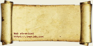 Tanasije Krnjinac vizit kartica